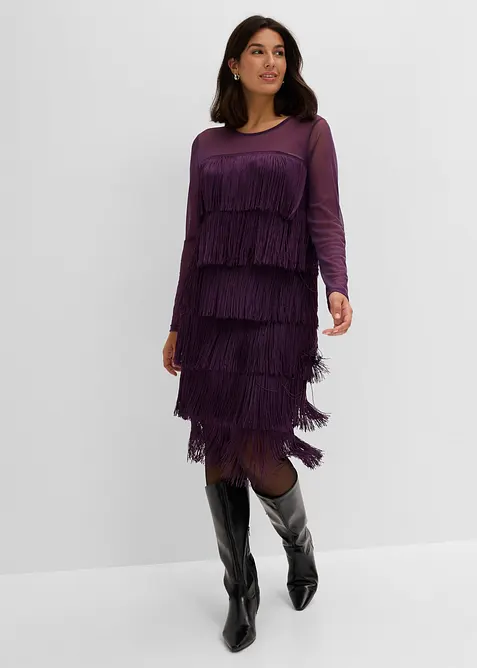 Tuta elegante glitterata, bonprix