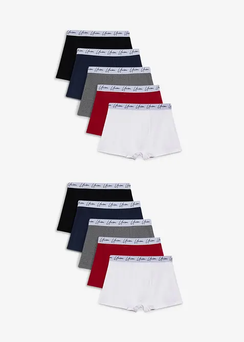 Boxer aderenti con morbido cotone (pacco da 10), bonprix
