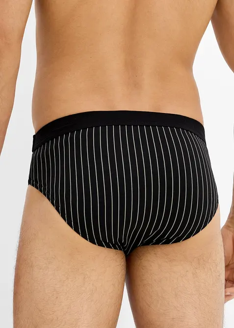 Slip alto con cotone (pacco da 5), bonprix