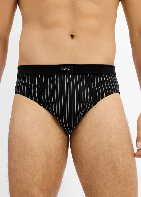 Slip alto con cotone (pacco da 5), bonprix