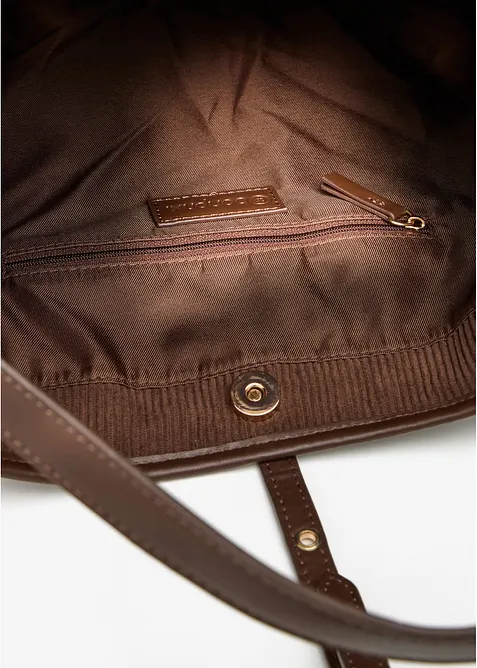 Borsa shopper in velluto a coste, bonprix