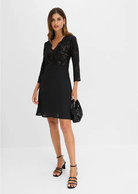 Abito da cocktail con pizzo, bonprix