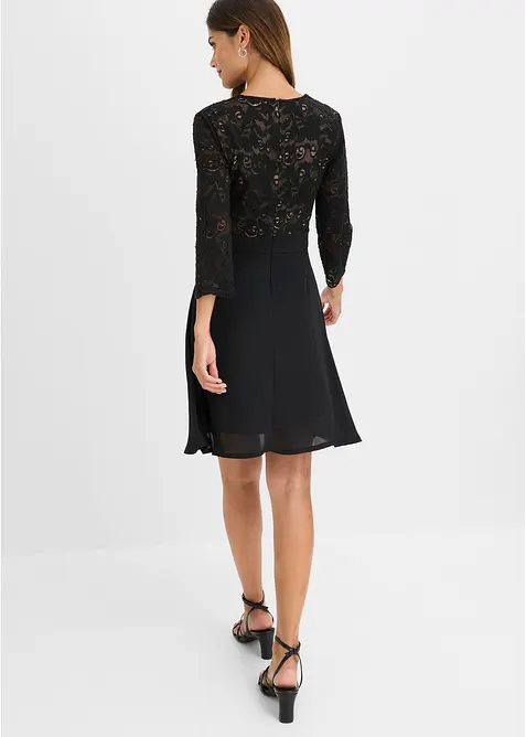 Abito da cocktail con pizzo, bonprix