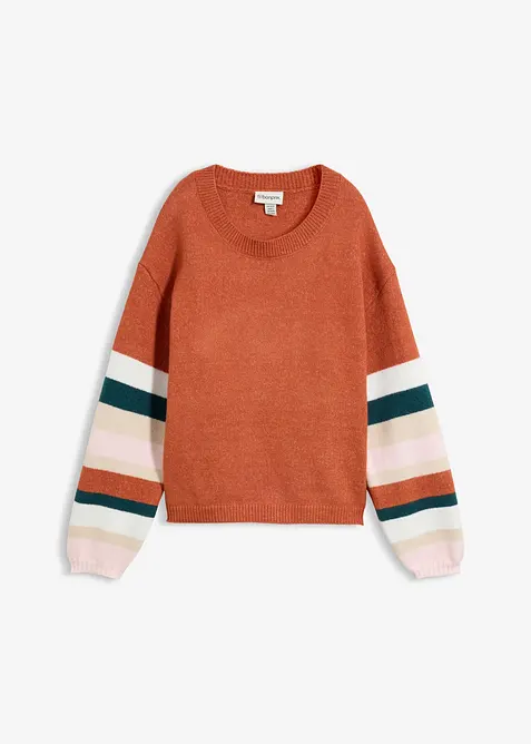 Maglione ampio con maniche a palloncino, bonprix