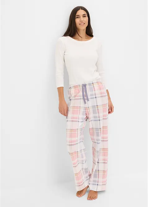 Pantaloni da pigiama in  flanella (pacco da 2), bonprix
