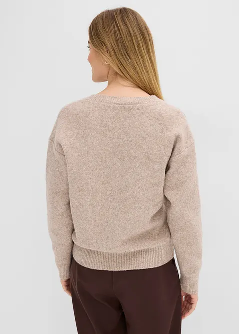 Maglione con paillettes, bonprix