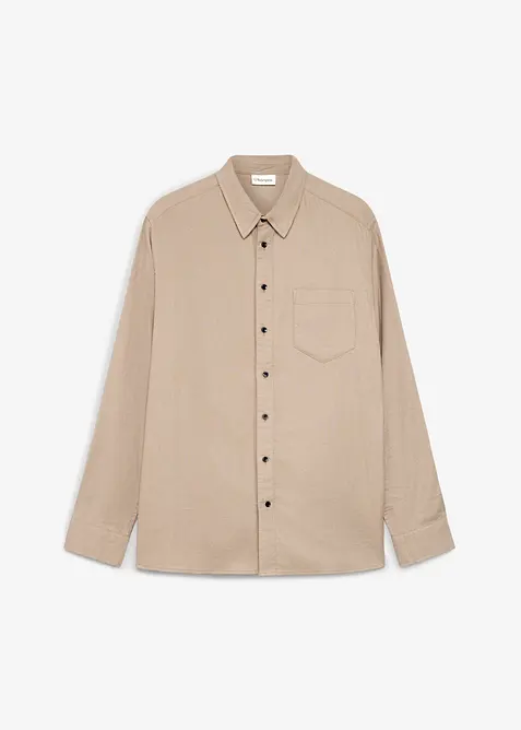 Camicia in flanella di cotone, regular fit, bonprix