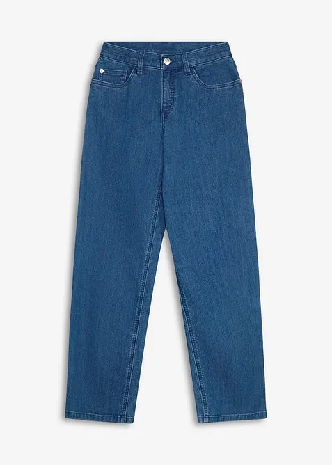 Jeans wide leg, vita media, bonprix