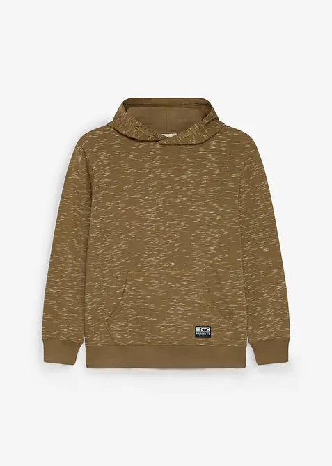 Felpa con cappuccio in misto cotone morbido, bonprix