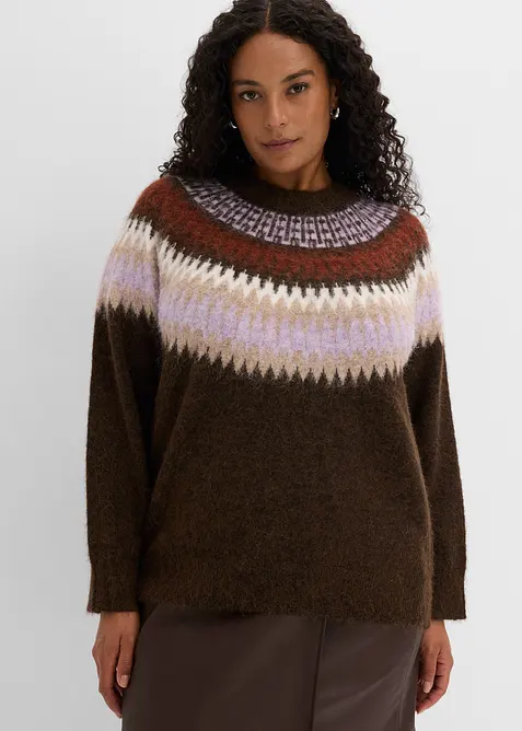 Maglione norvegese girocollo, bonprix