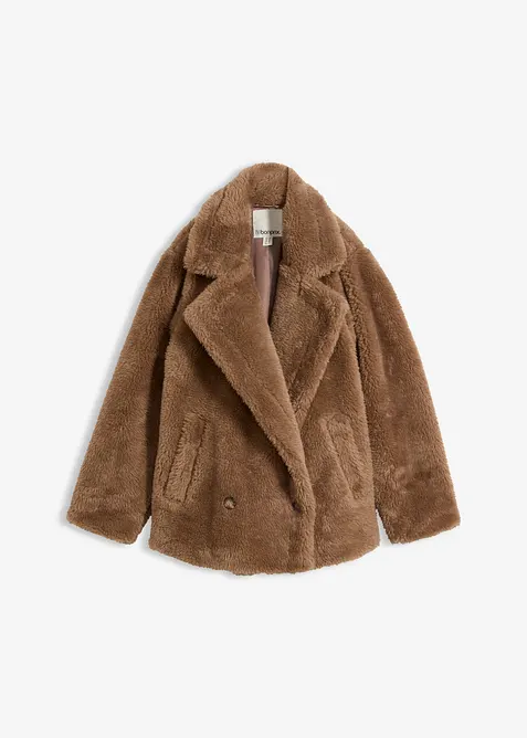 Giacca teddy oversize, bonprix