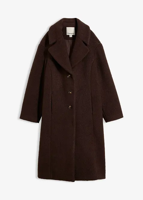 Cappotto outdoor effetto boucl&eacute;, bonprix