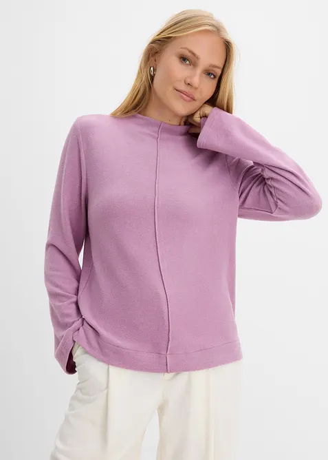 Maglia dolcevita in misto viscosa, bonprix