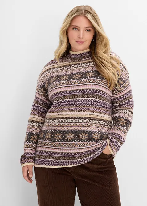 Maglione a collo alto, bonprix