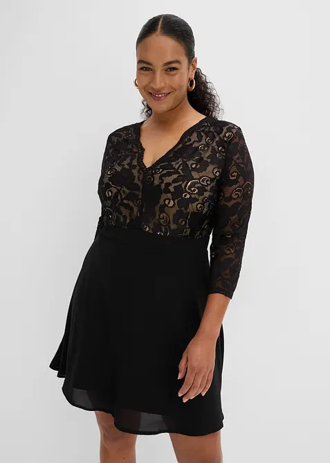Abito da cocktail con pizzo, bonprix
