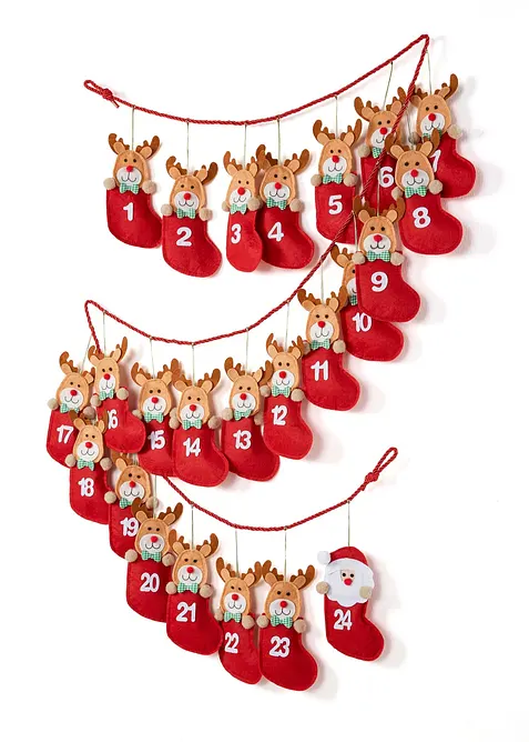 Calendario dell'Avvento con 24 sacchetti, bonprix