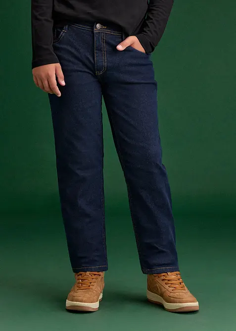Jeans termici con fodera in jersey regular fit, straight, bonprix