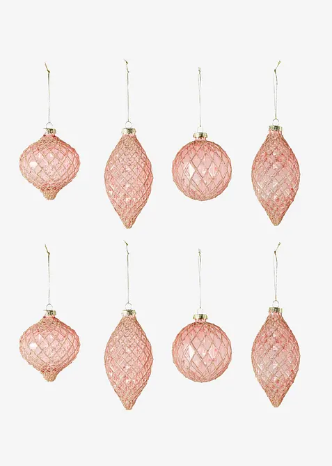 Palline di Natale (set 8 pezzi), bonprix