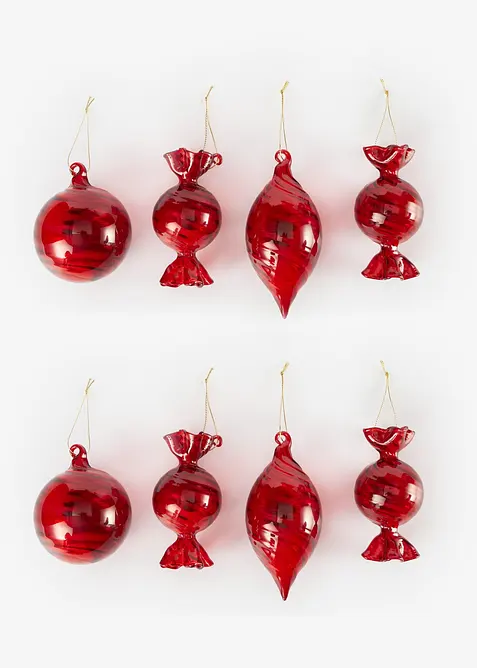 Palline di Natale (set 8 pezzi), bonprix