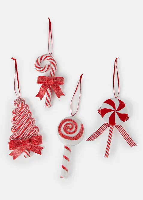 Decorazioni da appendere (set 4 pezzi), bonprix