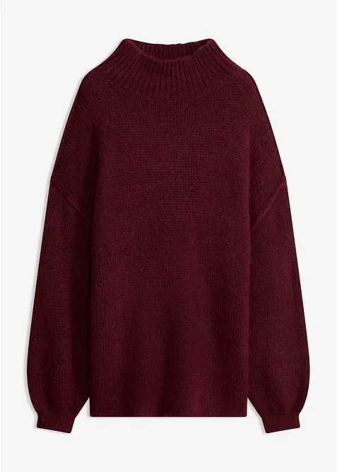 Maglione in filato grosso con collo alto, bonprix