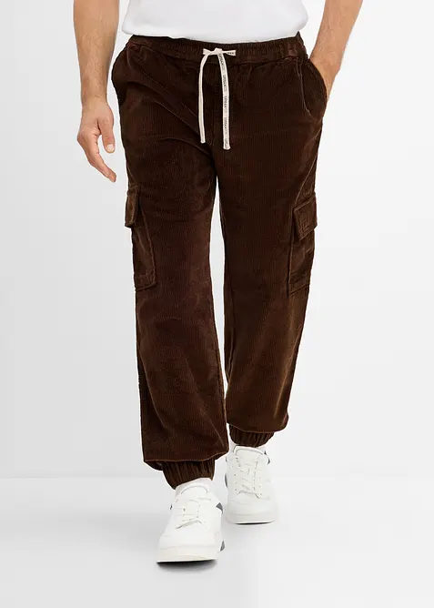 Pantaloni cargo regular fit con coulisse, bonprix