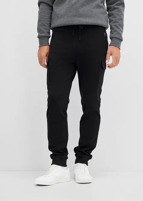 Pantaloni da jogging cargo termici, regular fit, bonprix
