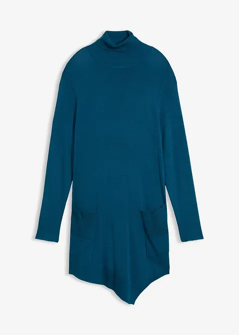 Maglione lungo in misto viscosa, bonprix