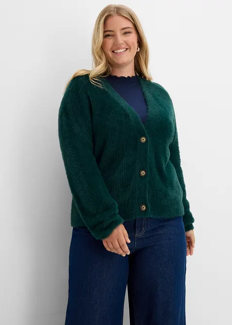 Cardigan in misto viscosa, bonprix