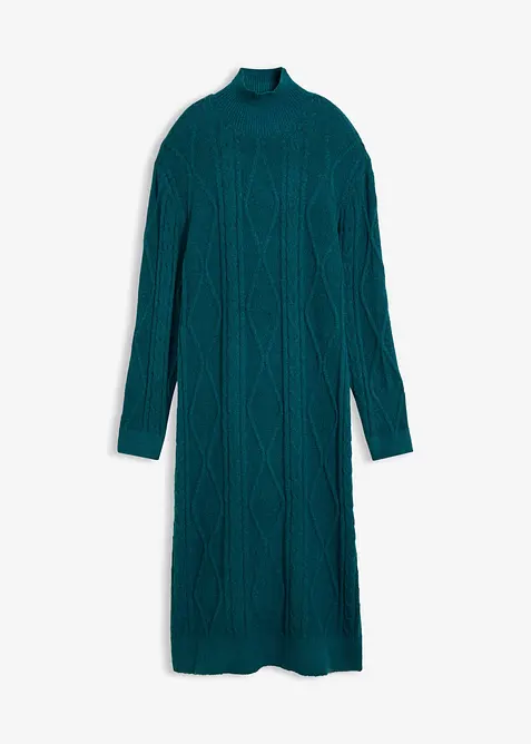 Abito in maglia a trecce, bonprix