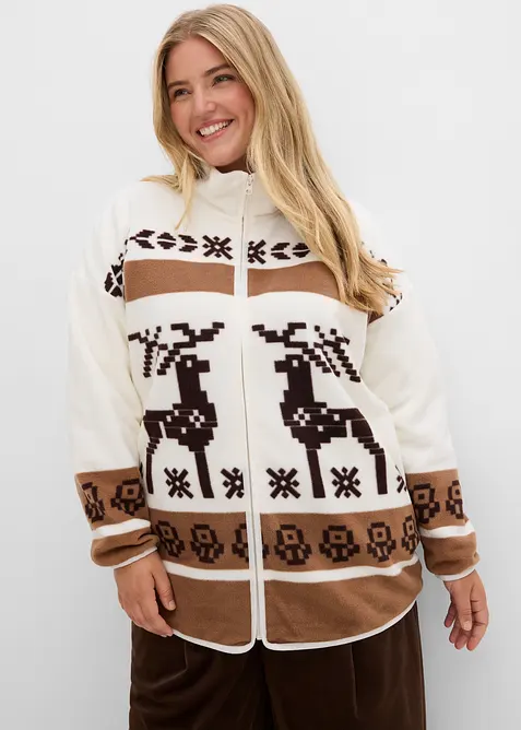 Giacca in pile teddy, bonprix