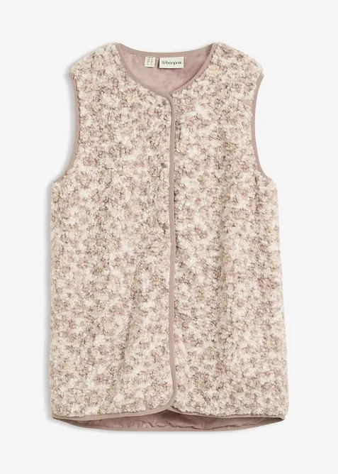 Gilet teddy, bonprix