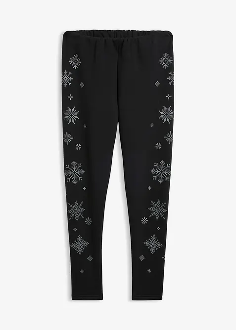Leggings termici foderati in teddy, bonprix