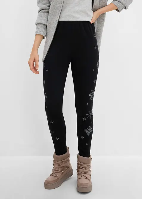 Leggings termici foderati in teddy, bonprix