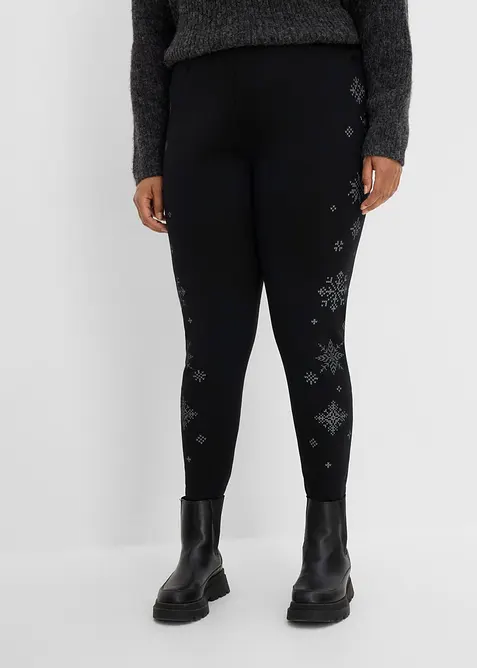 Leggings termici foderati in teddy, bonprix