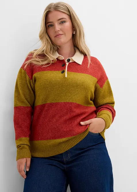 Maglione con percentuale di lana, bonprix