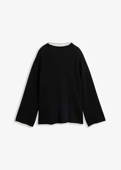 Maglione double-face in filato fine, bonprix