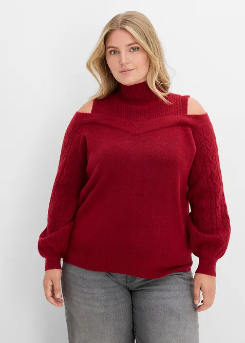 Maglione a spalle scoperte, bonprix