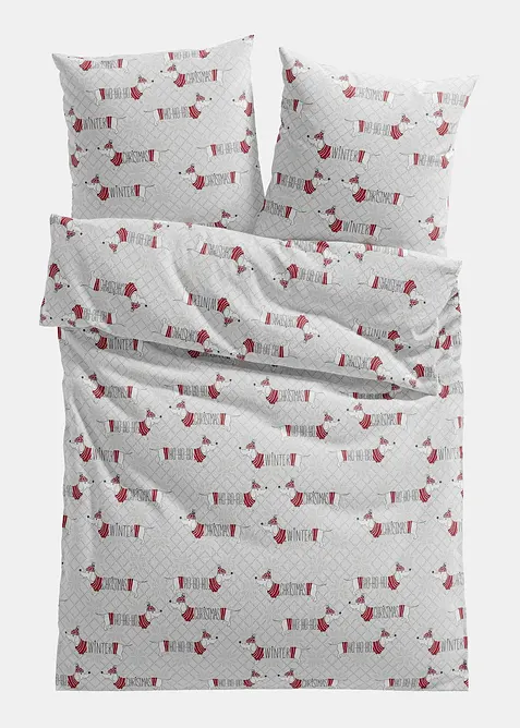 Biancheria da letto in flanella di misto cotone, bonprix