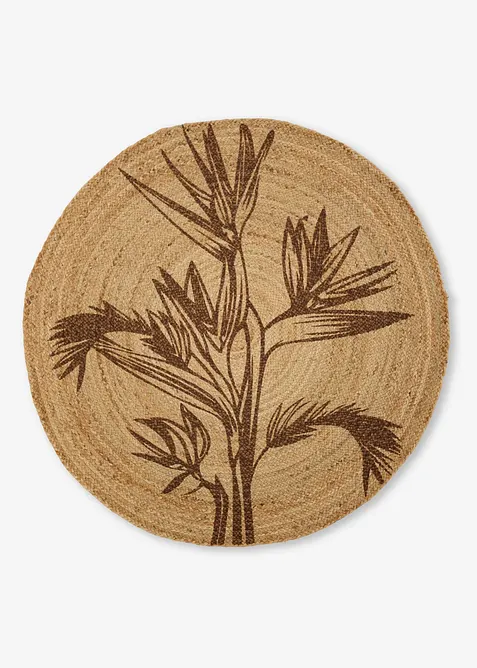 Tappeto kilim rotondo con frange, bonprix