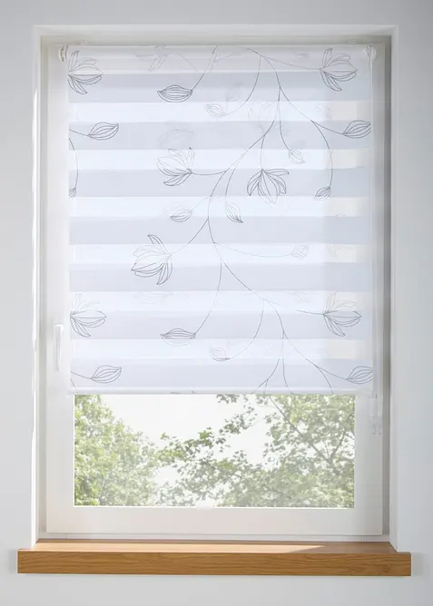 Tenda a rullo doppia con stampa lucida, bonprix