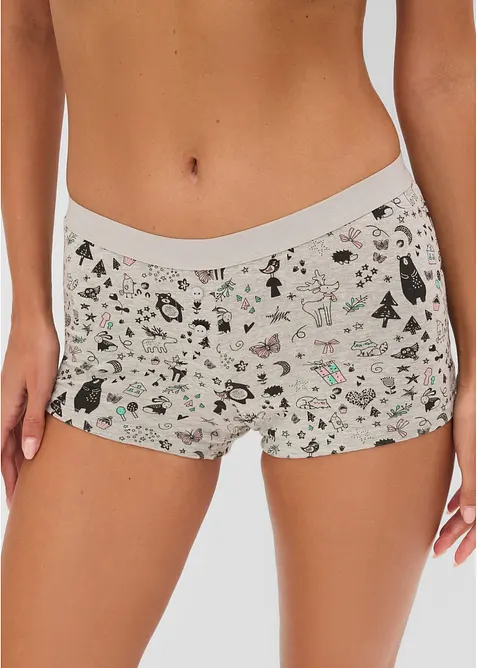Boxer da donna in misto cotone morbido (pacco da 4), bonprix