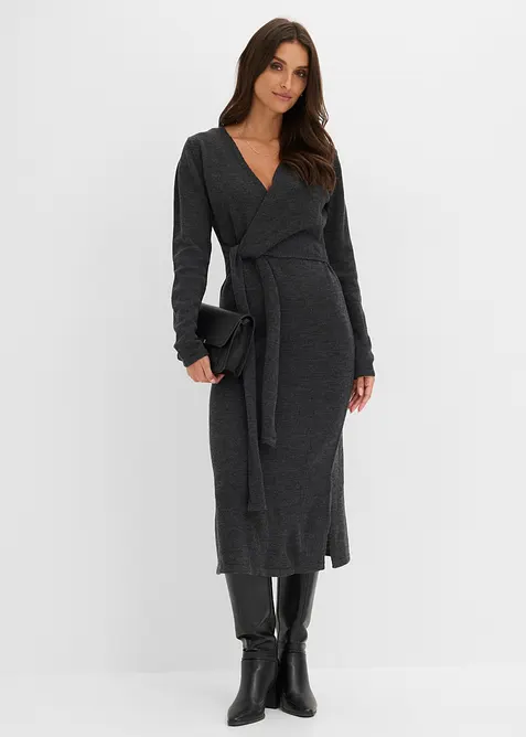 Abito midi in maglia, bonprix