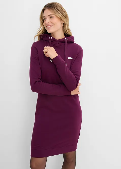 Abito in felpa con cappuccio, bonprix