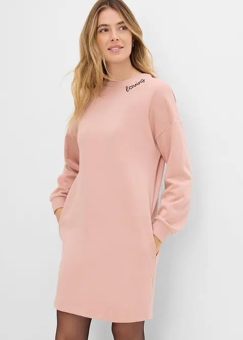 Abito in felpa oversize, bonprix