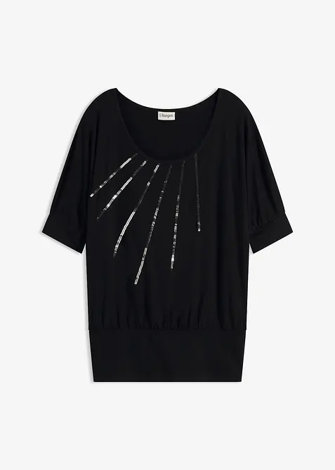 Maglia fluente in misto viscosa, bonprix