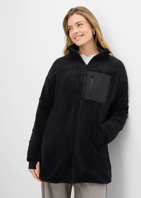 Giacca in pile teddy, bonprix
