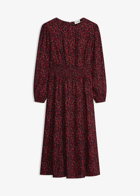Abito midi a fiori, bonprix