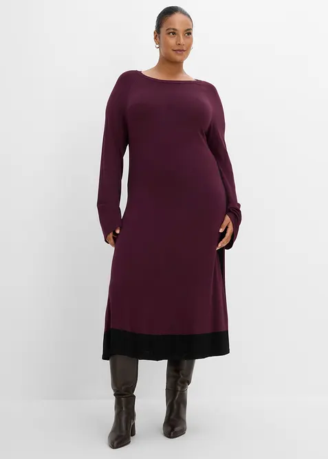 Abito in maglia di misto viscosa morbido, bonprix