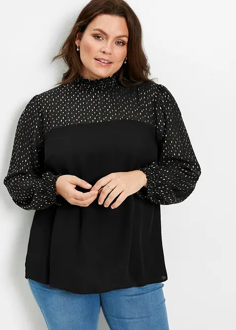 Tunica con inserto smock, bonprix